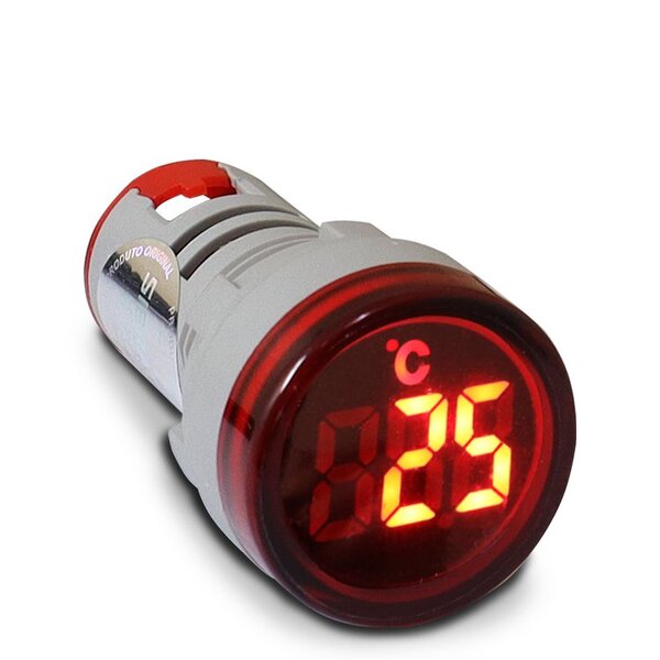 Medidor De Temperatura Ad22 -20°c Até 199°c 60~380v | Vermelho